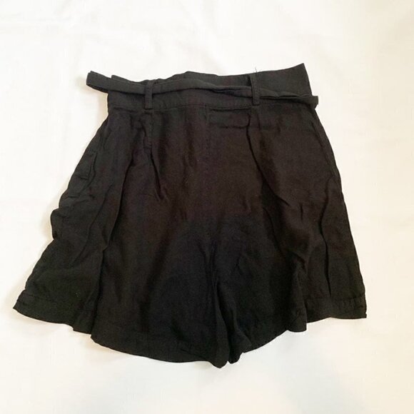 5/$25 BB Dakota by Steve Madden black high waist drawstring tie flowy shorts - 4 - Picture 4 of 9